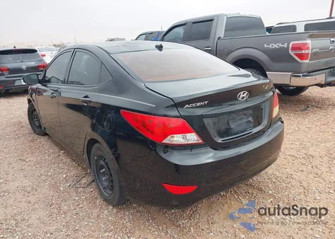 2013 Hyundai Accent Gls из США, поврежденный, VIN KMHCT4AE0DU295746